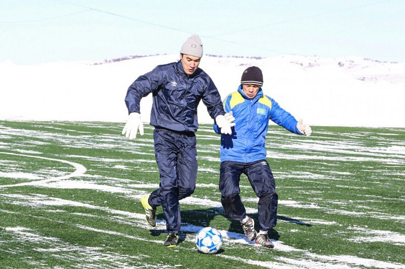 Qazaqstan boksshylarynyń fýtbol oınaǵan sáti 