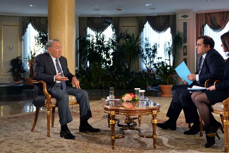 Elbasy Bloomberg News agenttigine suhbat berdi