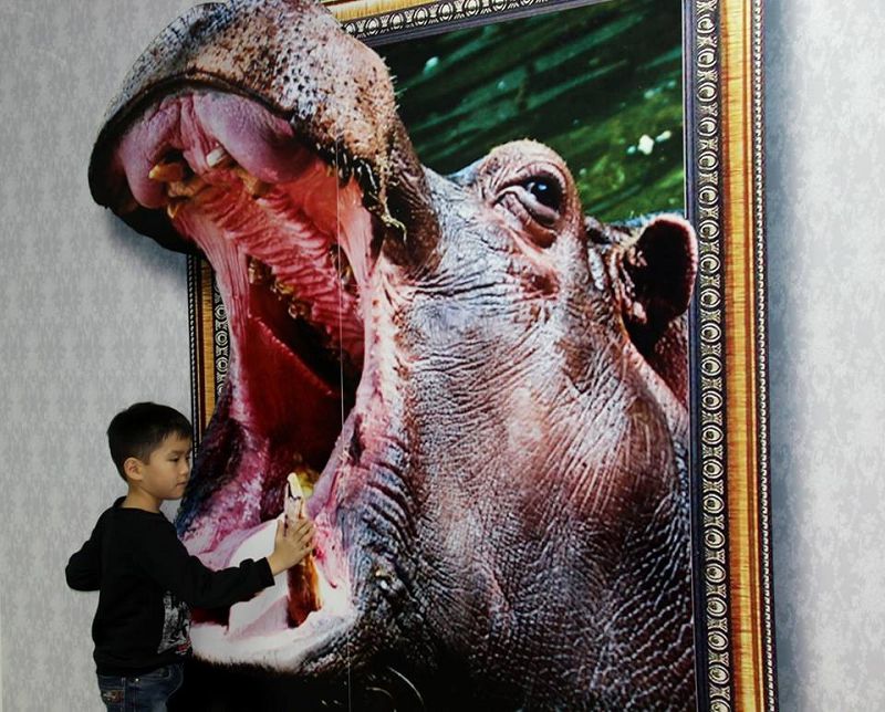 Atyraýda 3D fotosýretter kórmesi ashyldy