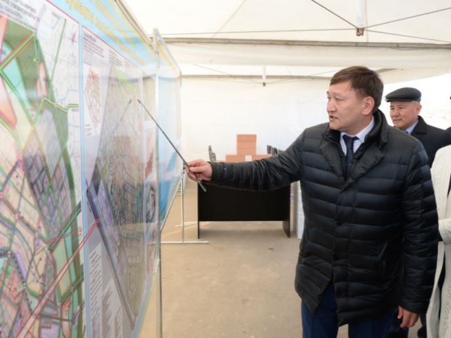 Syrdarııanyń sol jaǵalaýynda jańa qalanyń qurylysy bastaldy