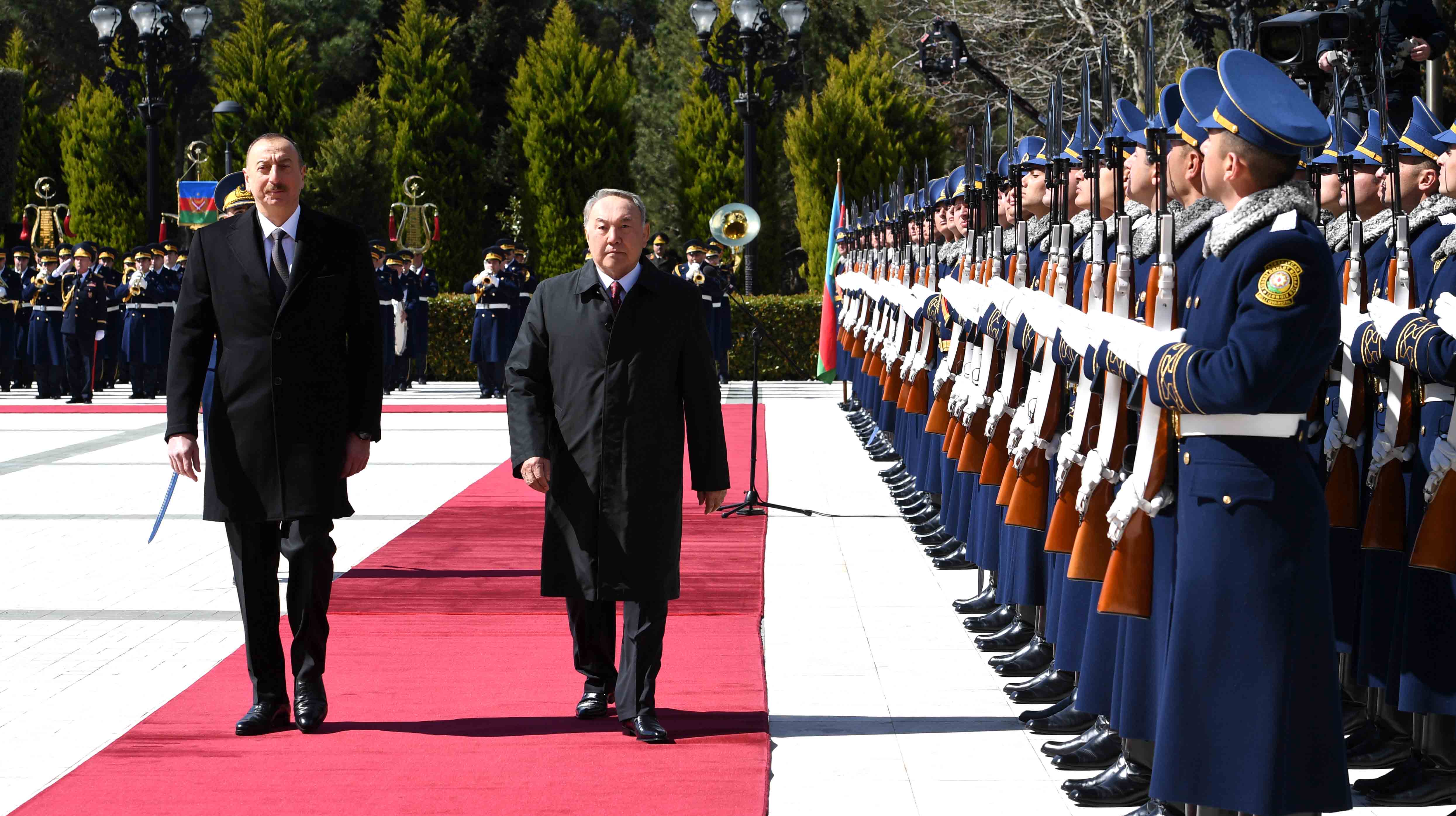 Nazarbaev Ázerbaıjan Prezıdentimen kezdesti