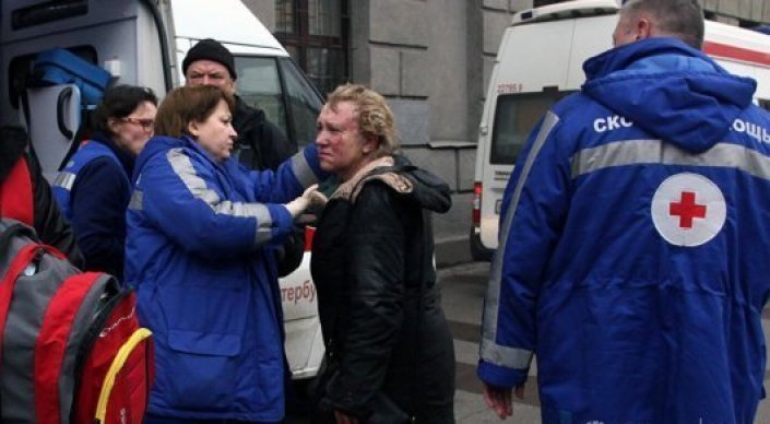 Sankt-Peterbýrg metrosyndaǵy jarylystan 51 adam jaraqat aldy 