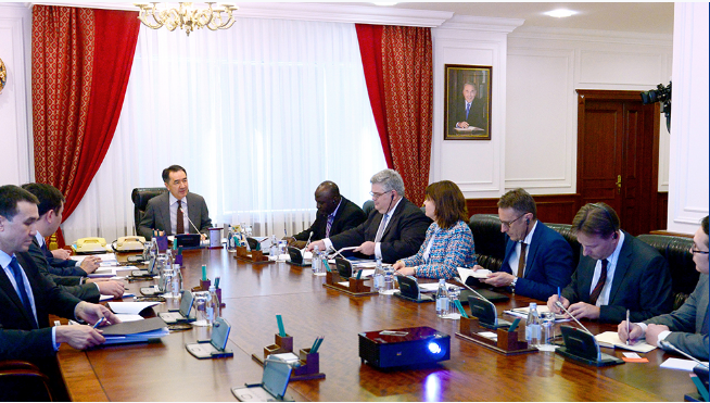 Baqytjan Saǵyntaev Dúnıejúzilik bank ókilderimen kezdesti