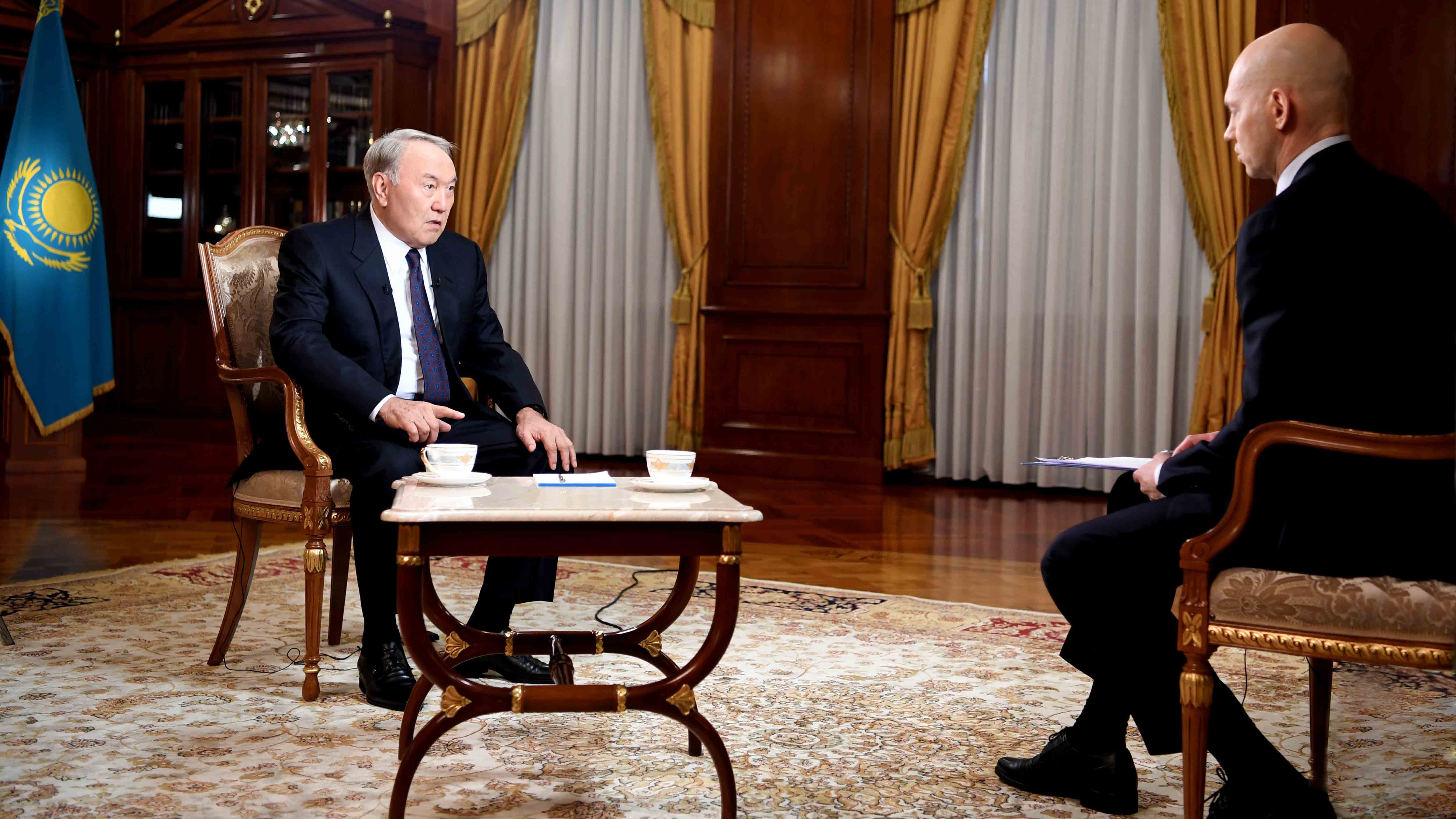 Elbasy memleketaralyq «MIR» telearnasyna suhbat berdi