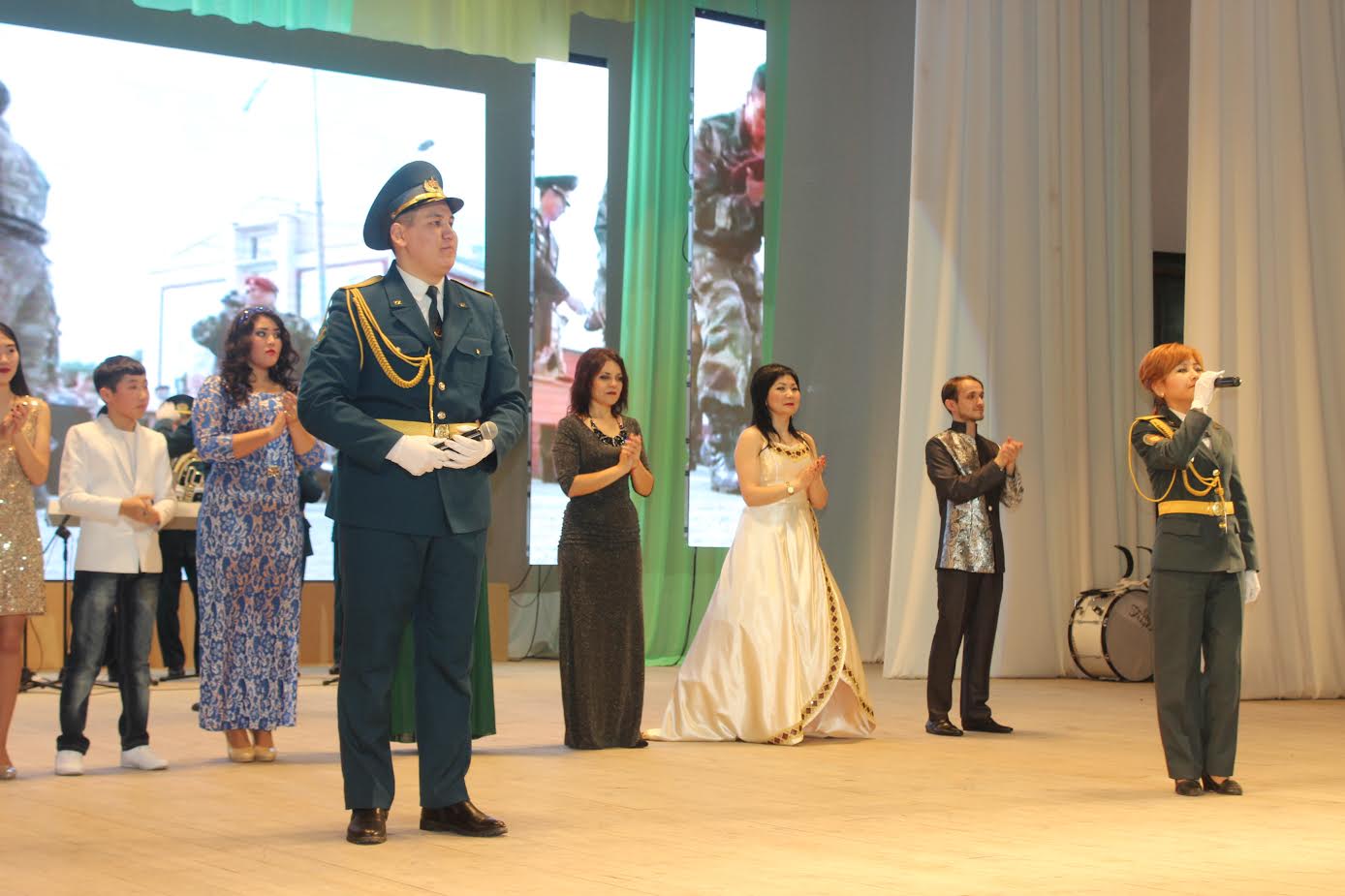 ​Qostanaıda 6697 áskerı bólim 46 jyldyǵyn atap ótti 