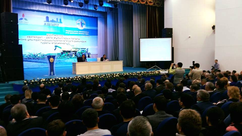 A.Myrzahmetov Aqmola oblysyna jumys saparymen bardy