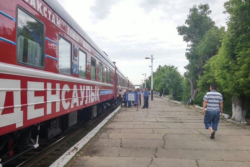 ​«Densaýlyq poıyzy» óz jumysyn Mańǵystaý oblysynyń Turysh stansasynan bastaıdy 