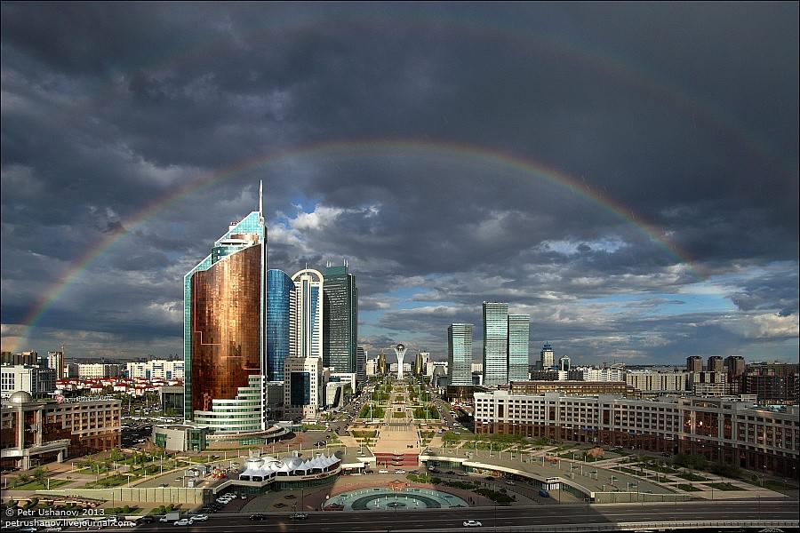 Búgin elimizdiń basym bóliginde jańbyr jaýady