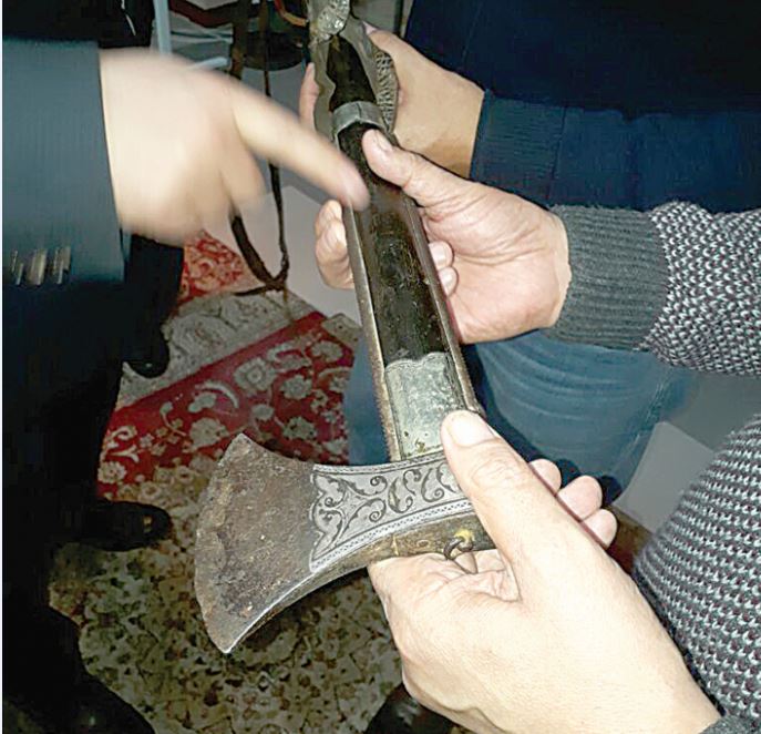 Bógenbaı batyrdyń  aıbaltasy