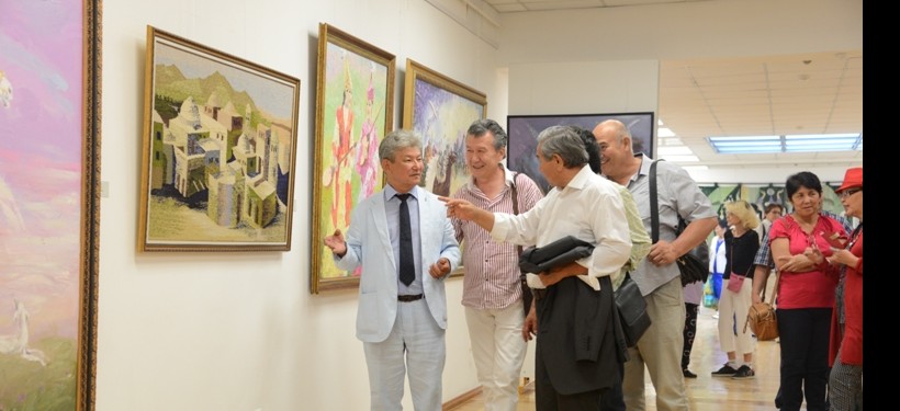 «Jaınaı ber, Qyzylorda» atty sýretshiler sımpozıýmy ótti