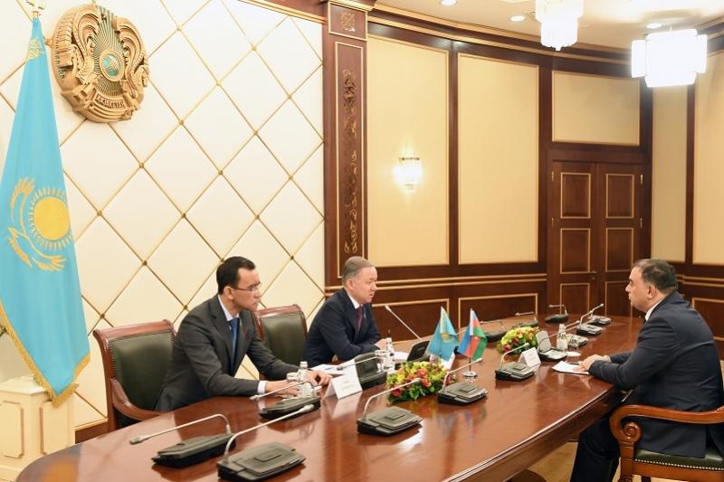 Nurlan Nyǵmatýlın Qazaqstandaǵy Ázerbaıjan elshisin qabyldady