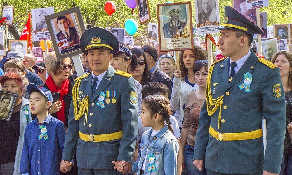 О́skemendegi «Dańq polki» aksııasyna 10 myńnan astam adam  qatysty