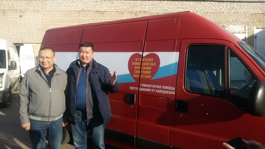 Qarǵyn sýdan zardap shekken petropavldyqtarǵa Reseıden gýmanıtarlyq júk keldi