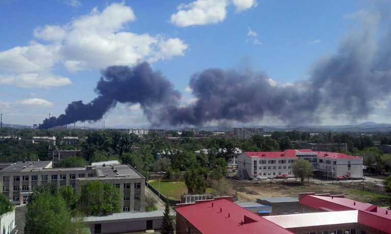 О́skemende jylý ortalyǵynda shyqqan órt sóndirildi