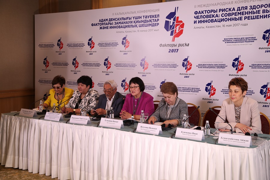 Almatyda juqpaly emes dertterdiń dendeýine qatysty halyqaralyq konferensııa ótti