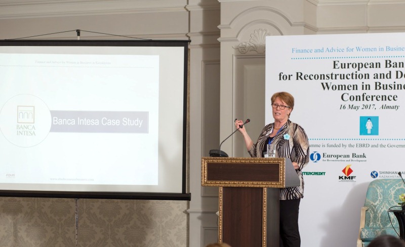 Eýropa banki elimizdegi kásipker áıelderdi qoldaýyn jalǵastyrady