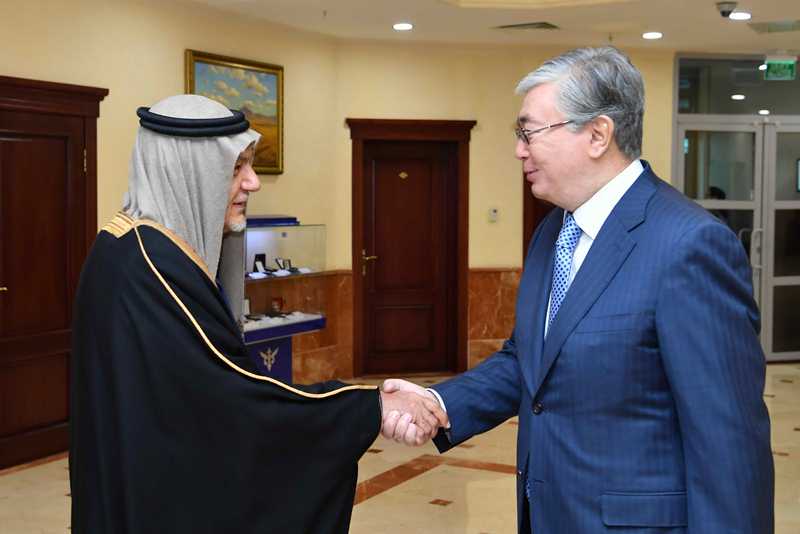 Q.Toqaev Saýd Arabııasy Koroliniń keńesshisin qabyldady