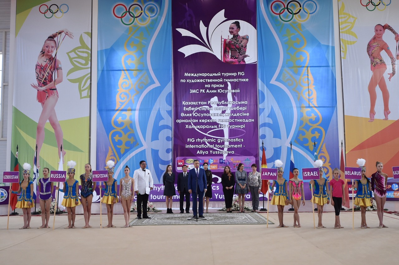 Shymkentte kórkem gımnastıkadan halyqaralyq týrnır bastaldy