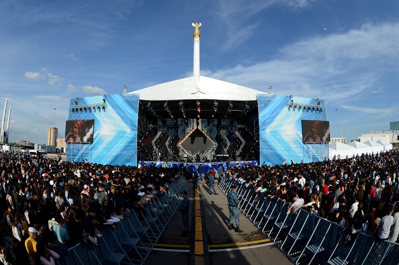 Astanada TMD ánshileriniń qatysýymen shoý-konsert ótti