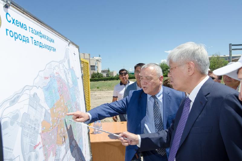 Taldyqorǵandy tolyq gazben qamtý 2018 jyly aıaqtalady