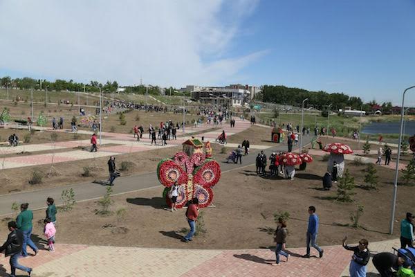 Qostanaı qalasynda Tobyl jaǵasynan demalys orny ashyldy