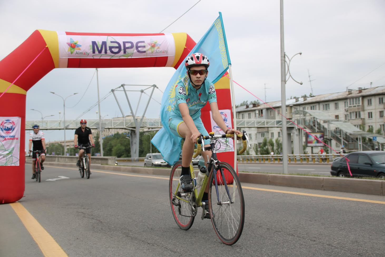 Almatyda Memlekettik rámizder kúnine arnalǵan velosherý ótti