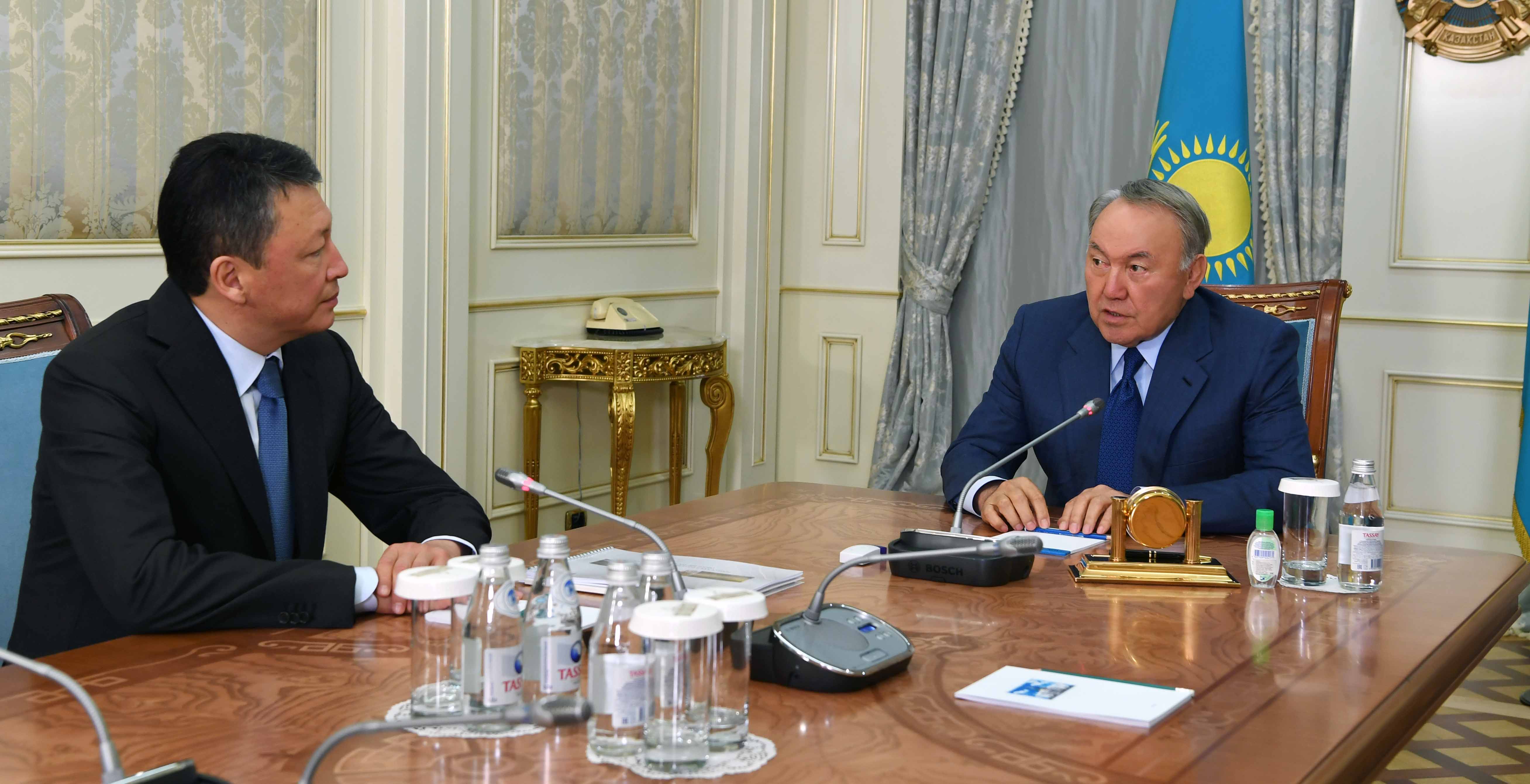 Tımýr Qulybaev Elbasyna kásipkerlikti damytý sharalary týraly esep berdi