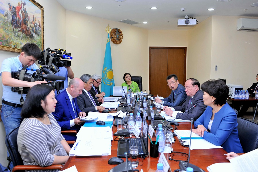 Senat zańnamaǵa áleýmettik qamsyzdandyrý máseleleri boıynsha túzetýlerdi engizý qarady