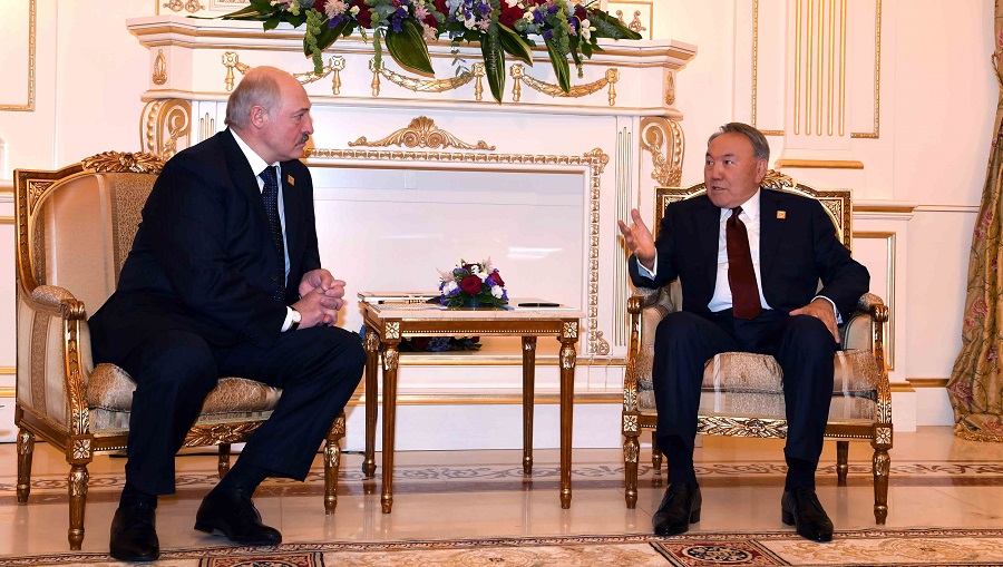 Nazarbaev Belarýs Respýblıkasynyń Prezıdentimen kezdesti