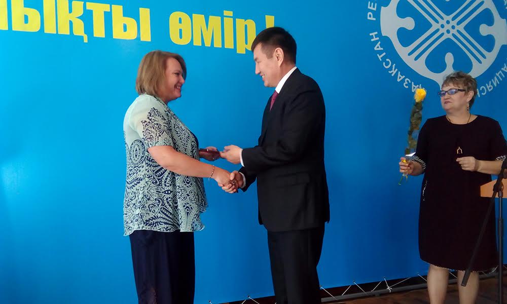 О́skemende kásipodaqtar kúnine oraı merekelik shara ótti