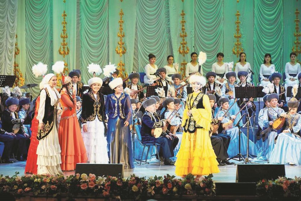 «Qorqyt» mýzykalyq qoıylymy sahnalandy