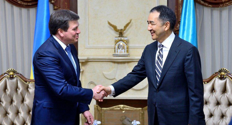 Baqytjan Saǵyntaev Ýkraına Premer-Mınıstriniń orynbasary Gennadıı Zýbkomen kezdesti