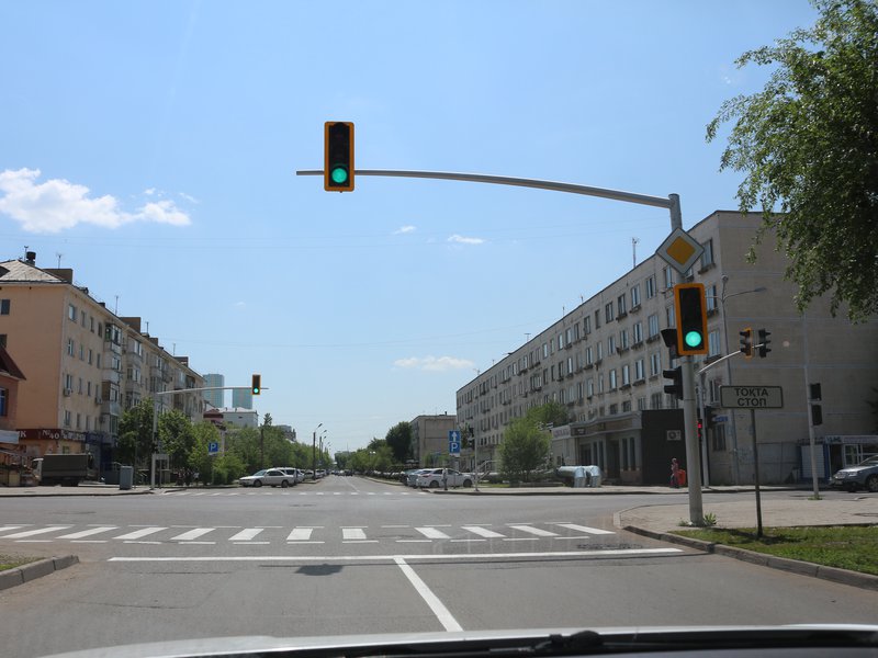 Astanada Kenesary kóshesi ýaqytsha jabylady