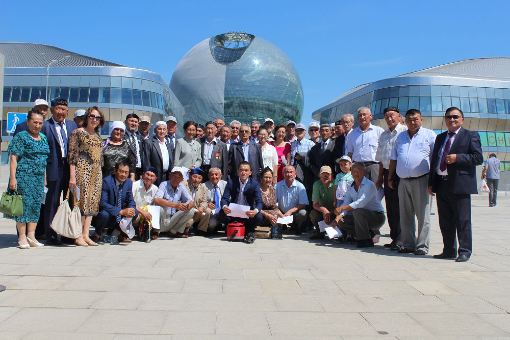 Sozaq aýdanynyń ardagerleri «EKSPO»-da qonaqta