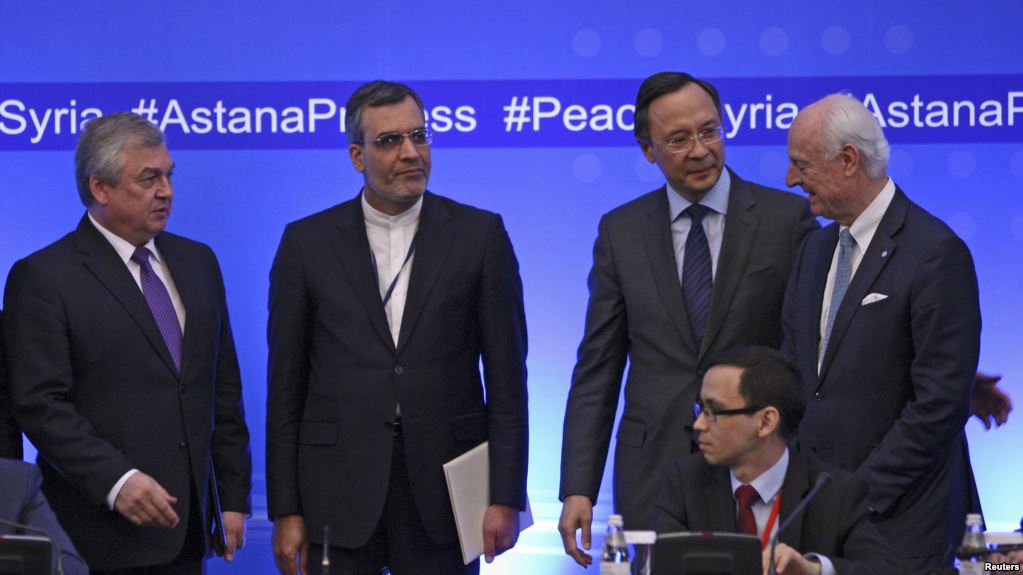 Astana prosesiniń besinshi kezeńi ótýde