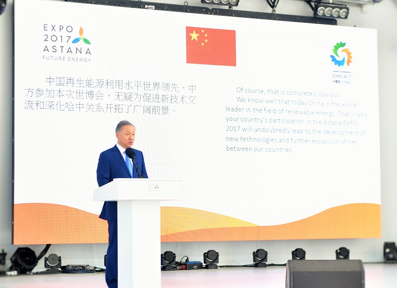 Májilis Tóraǵasy Qytaı Ulttyq kúniniń ashylýyna qatysty