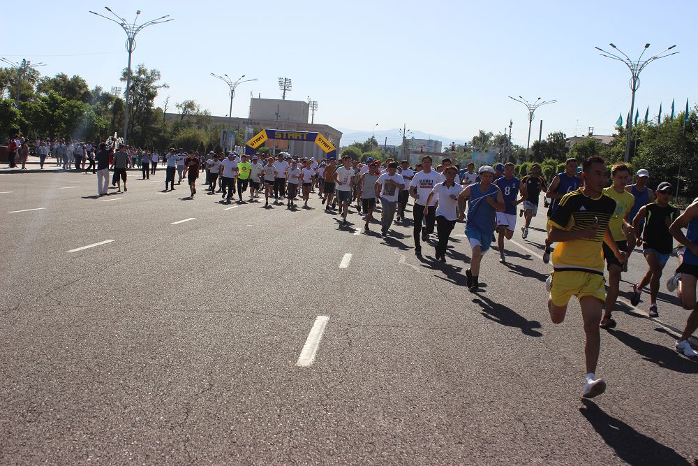 Tarazda Astana kúni aıryqsha atalyp ótti