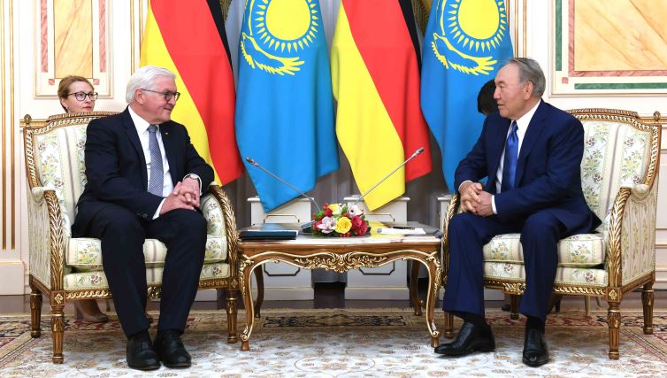 Memleket basshysy Germanııa Prezıdentimen kezdesti