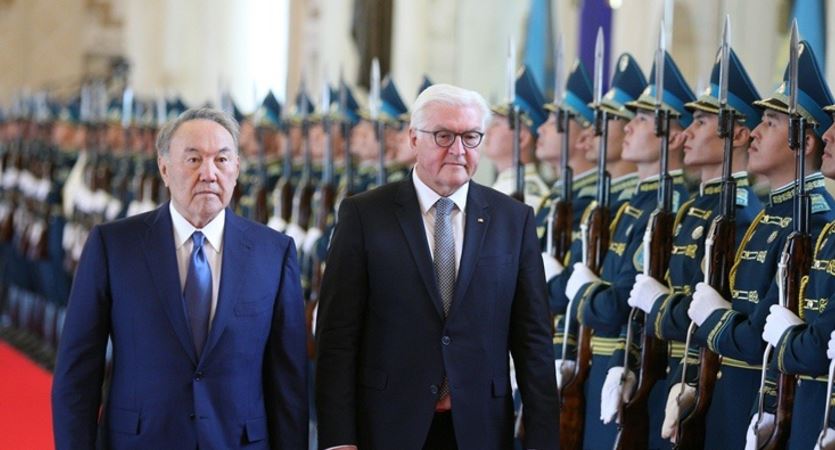 Memleket basshysy GFR Prezıdentimen birge Germanııa pavılonyna bardy