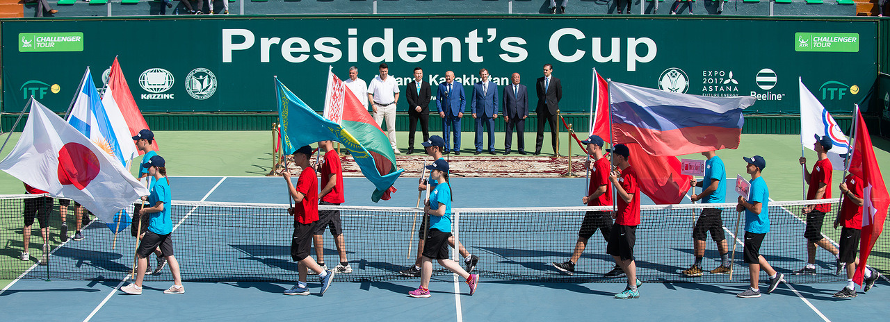 Tennısten Prezıdent kýbogy bastaldy