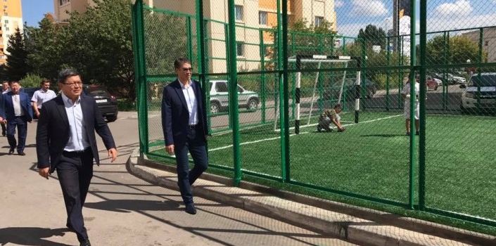 Astana ákimi «Saryarqa» aýdanynyń aýmaǵynda birqatar jobalardyń iske asyrylýyn tekserdi