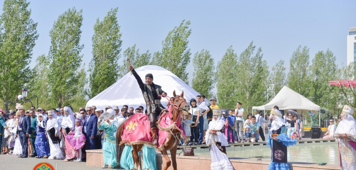 Tarazdan shyqqan etnografııalyq kerýen Astanaǵa jetti