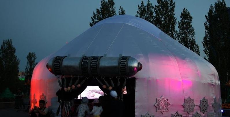 Astanadaǵy ǵajaıyp kıiz úı Ejelgi Tarazdyń órkenıeti tarıhynan syr shertedi