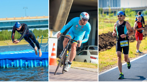 Astanada trıatlonnan QR chempıonaty ótip jatyr