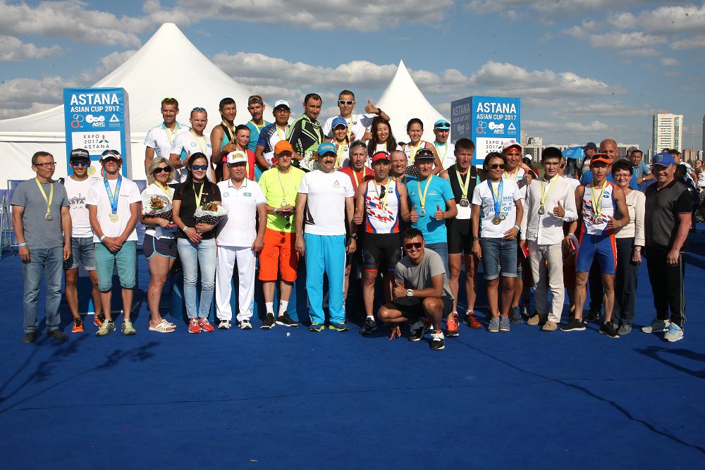 Trıatlonnan elimizdiń ashyq chempıonaty márege jetti