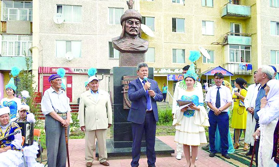 Jyraýǵa eskertkish ornatyldy