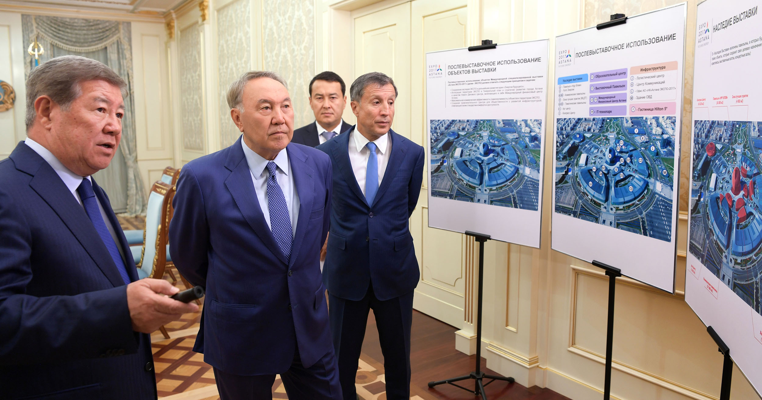 Elbasy «Astana EKSPO-2017» UK» AQ basqarmasynyń tóraǵasy A.Esimovti qabyldady