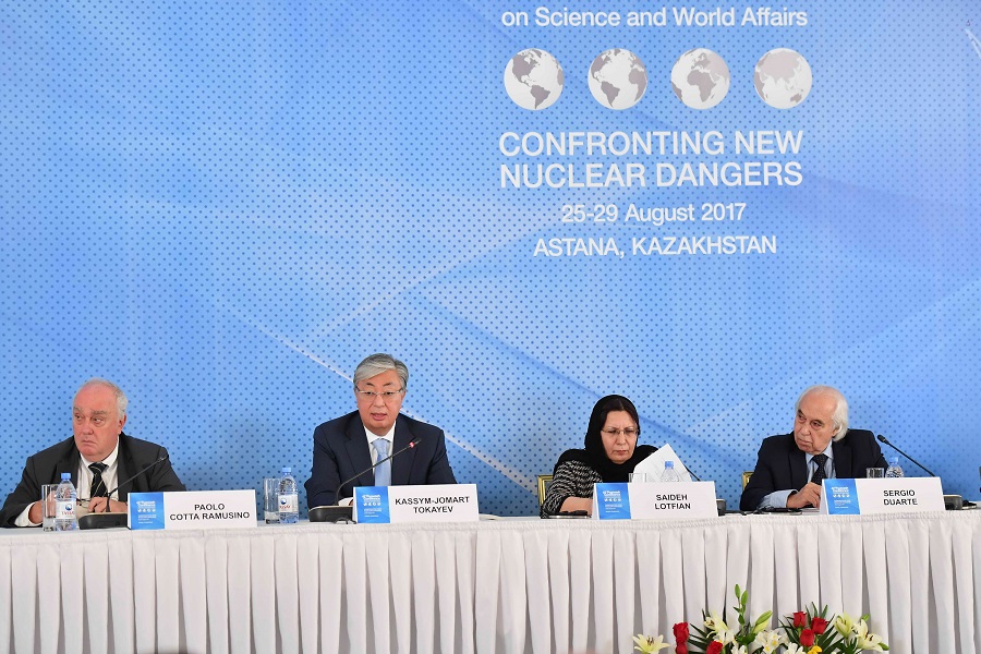 Q. Toqaev Pagýosh konferensııasynyń jabylý saltanatyna qatysty