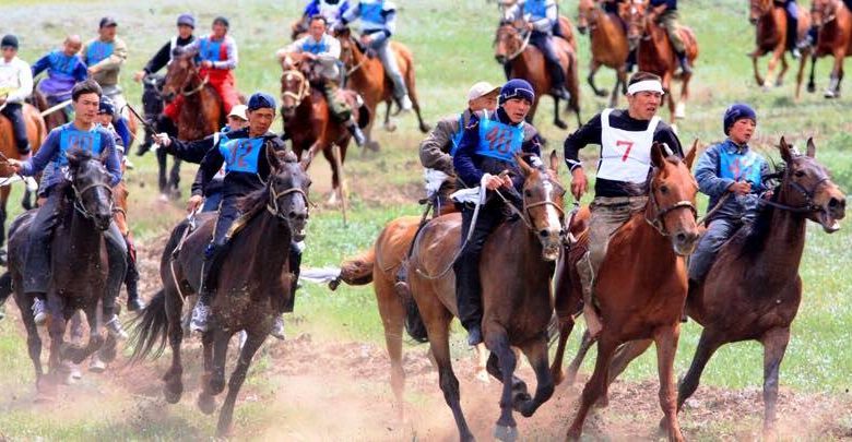 Astanada alaman bəıge ótedi