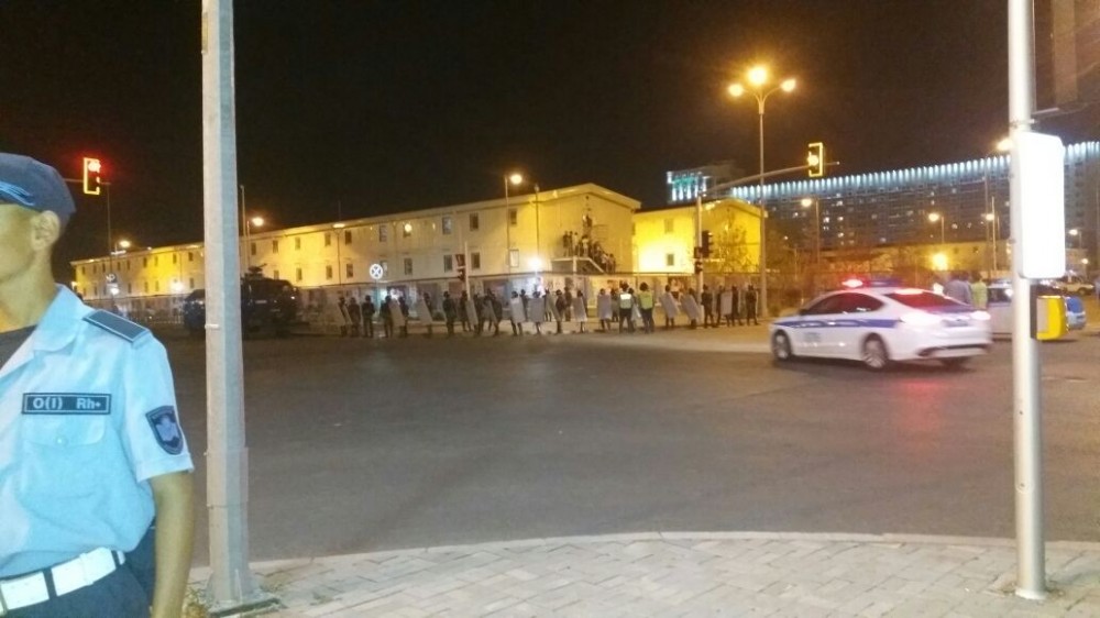 Astanadaǵy qaqtyǵysta zańdy talapqa baǵynbaǵan 8 adamǵa əkimshilik shara qoldanylady